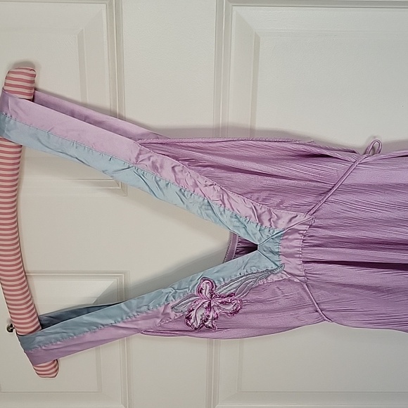 Vintage Hand Dyed Val Mode Nightgown & Robe Set Size Large - Picture 3 of 16